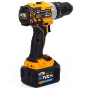 JCB 18V Cordless Twinpack Brushless Impact Driver and Combi Drill with 2 x 5AH batteries and fast charger - 21-18BL-TPK-5